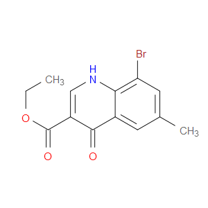 8-BROMO-4-HYDROXY-6-METHYLQUINOLINE-3-CARBOXYLIC ACID ETHYL ESTER