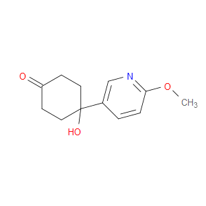 4-HYDROXY-4-(6-METHOXYPYRIDIN-3-YL)CYCLOHEXANONE