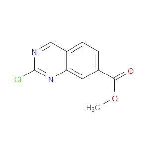 METHYL 2-CHLOROQUINAZOLINE-7-CARBOXYLATE - Click Image to Close