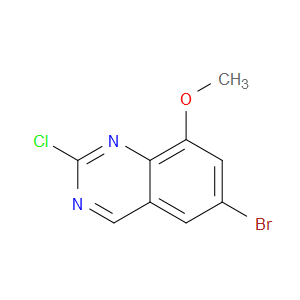 6-BROMO-2-CHLORO-8-METHOXYQUINAZOLINE - Click Image to Close