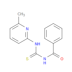 N-((6-METHYLPYRIDIN-2-YL)CARBAMOTHIOYL)BENZAMIDE