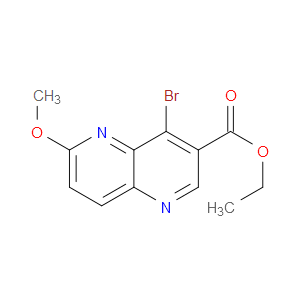 ETHYL 4-BROMO-6-METHOXY-1,5-NAPHTHYRIDINE-3-CARBOXYLATE - Click Image to Close