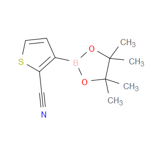 3-(4,4,5,5-TETRAMETHYL-1,3,2-DIOXABOROLAN-2-YL)THIOPHENE-2-CARBONITRILE