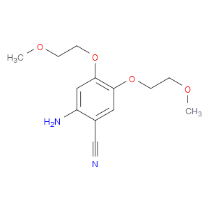 2-AMINO-4,5-BIS(2-METHOXYETHOXY)BENZONITRILE