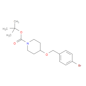 TERT-BUTYL 4-((4-BROMOBENZYL)OXY)PIPERIDINE-1-CARBOXYLATE