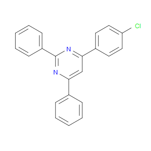 4-(4-CHLOROPHENYL)-2,6-DIPHENYLPYRIMIDINE