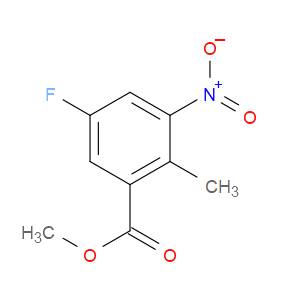 METHYL 5-FLUORO-2-METHYL-3-NITROBENZOATE