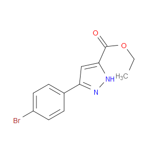 ETHYL 3-(4-BROMOPHENYL)-1H-PYRAZOLE-5-CARBOXYLATE