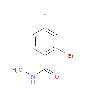 2-BROMO-4-FLUORO-N-METHYLBENZAMIDE - Click Image to Close