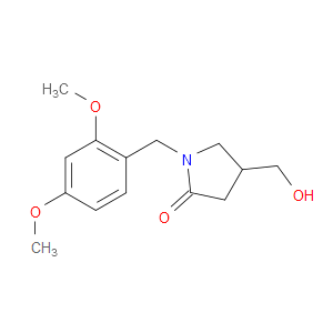 1-[(2,4-DIMETHOXYPHENYL)METHYL]-4-(HYDROXYMETHYL)PYRROLIDIN-2-ONE
