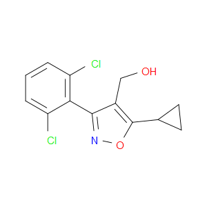 (5-CYCLOPROPYL-3-(2,6-DICHLOROPHENYL)ISOXAZOL-4-YL)METHANOL - Click Image to Close