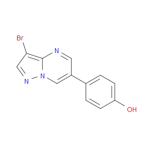 4-(3-BROMOPYRAZOLO[1,5-A]PYRIMIDIN-6-YL)PHENOL