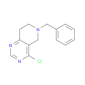 6-BENZYL-4-CHLORO-5,6,7,8-TETRAHYDROPYRIDO[4,3-D]PYRIMIDINE