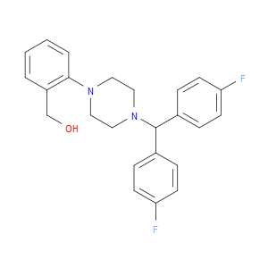 (2-(4-(BIS(4-FLUOROPHENYL)METHYL)PIPERAZIN-1-YL)PHENYL)METHANOL