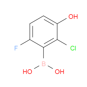 2-CHLORO-6-FLUORO-3-HYDROXYPHENYLBORONIC ACID