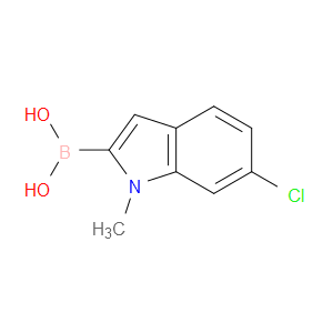 6-CHLORO-1-METHYLINDOLE-2-BORONIC ACID - Click Image to Close
