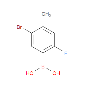 5-BROMO-2-FLUORO-4-METHYLPHENYLBORONIC ACID - Click Image to Close