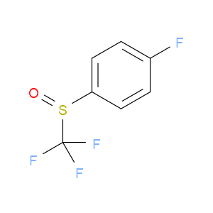 1-FLUORO-4-(TRIFLUOROMETHYLSULFINYL)BENZENE - Click Image to Close