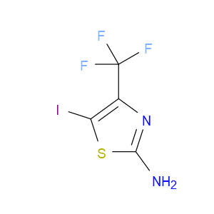 5-IODO-4-(TRIFLUOROMETHYL)THIAZOL-2-AMINE