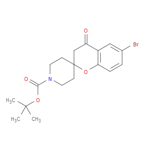 TERT-BUTYL 6-BROMO-4-OXOSPIRO[CHROMAN-2,4'-PIPERIDINE]-1'-CARBOXYLATE - Click Image to Close