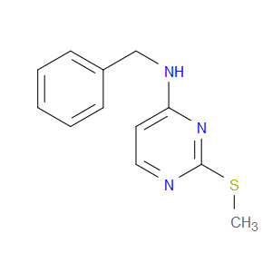 N-BENZYL-2-(METHYLTHIO)PYRIMIDIN-4-AMINE - Click Image to Close