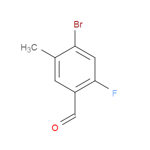 4-BROMO-2-FLUORO-5-METHYLBENZALDEHYDE - Click Image to Close