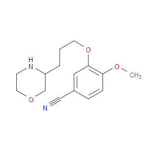 3-(3-MORPHOLINYLPROPOXY)-4-METHOXYBENZONITRILE - Click Image to Close