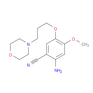 2-AMINO-4-METHOXY-5-(3-MORPHOLINOPROPOXY)BENZONITRILE - Click Image to Close