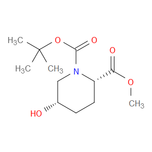 (2S,5S)-1-TERT-BUTYL 2-METHYL 5-HYDROXYPIPERIDINE-1,2-DICARBOXYLATE