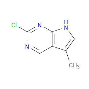2-CHLORO-5-METHYL-7H-PYRROLO[2,3-D]PYRIMIDINE