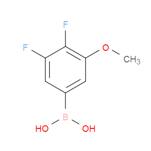 3,4-DIFLUORO-5-METHOXYPHENYLBORONIC ACID
