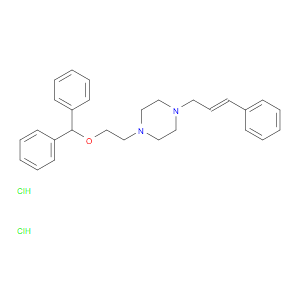 PIPERAZINE, 1-[2-(DIPHENYLMETHOXY)ETHYL]-4-(3-PHENYL-2-PROPEN-1-YL)- - Click Image to Close