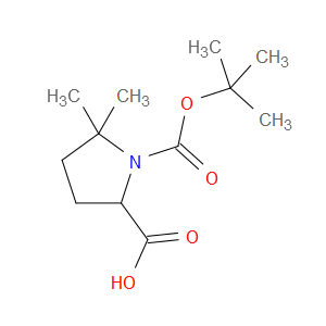 1-(TERT-BUTOXYCARBONYL)-5,5-DIMETHYLPYRROLIDINE-2-CARBOXYLIC ACID - Click Image to Close