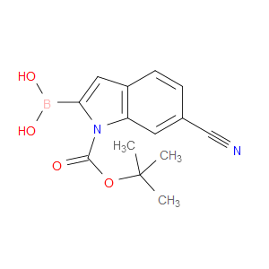 1-BOC-6-CYANOINDOLE-2-BORONIC ACID