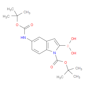 (1-(TERT-BUTOXYCARBONYL)-5-((TERT-BUTOXYCARBONYL)AMINO)-1H-INDOL-2-YL)BORONIC ACID