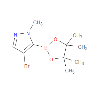4-BROMO-1-METHYL-5-(4,4,5,5-TETRAMETHYL-1,3,2-DIOXABOROLAN-2-YL)-1H-PYRAZOLE - Click Image to Close