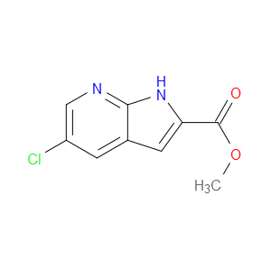 METHYL 5-CHLORO-1H-PYRROLO[2,3-B]PYRIDINE-2-CARBOXYLATE - Click Image to Close