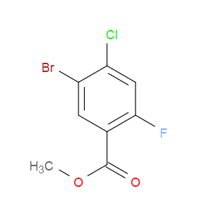 METHYL 5-BROMO-4-CHLORO-2-FLUOROBENZOATE