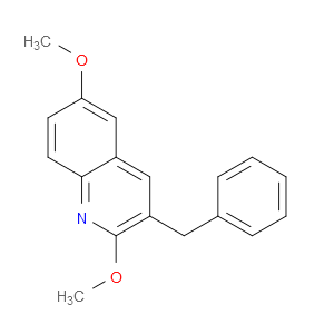 3-BENZYL-2,6-DIMETHOXYQUINOLINE