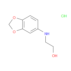 2-(BENZO[D][1,3]DIOXOL-5-YLAMINO)ETHANOL HYDROCHLORIDE - Click Image to Close