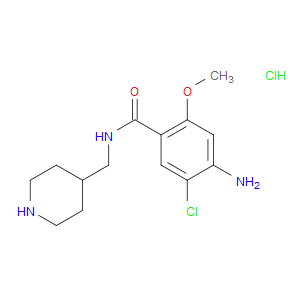 4-AMINO-5-CHLORO-2-METHOXY-N-(PIPERIDIN-4-YLMETHYL)BENZAMIDE HYDROCHLORIDE - Click Image to Close