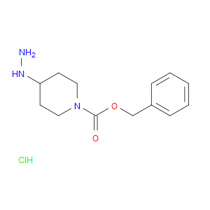BENZYL 4-HYDRAZINYLPIPERIDINE-1-CARBOXYLATE HYDROCHLORIDE - Click Image to Close