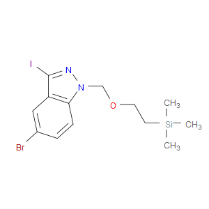 5-BROMO-3-IODO-1-((2-(TRIMETHYLSILYL)ETHOXY)METHYL)-1H-INDAZOLE