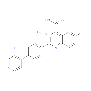 6-FLUORO-2-(2'-FLUORO-[1,1'-BIPHENYL]-4-YL)-3-METHYLQUINOLINE-4-CARBOXYLIC ACID