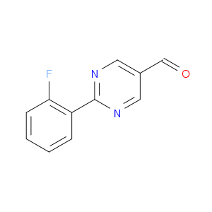2-(2-FLUOROPHENYL)PYRIMIDINE-5-CARBALDEHYDE