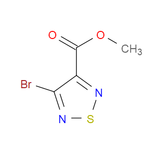 METHYL 4-BROMO-1,2,5-THIADIAZOLE-3-CARBOXYLATE - Click Image to Close