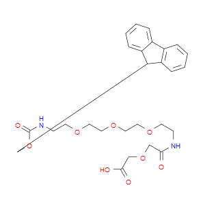 17-(FMOC-AMINO)-5-OXO-6-AZA-3,9,12,15-TETRAOXAHEPTADECANOIC ACID