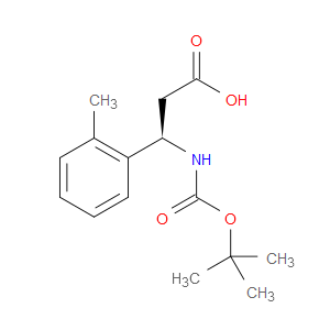 (R)-3-((TERT-BUTOXYCARBONYL)AMINO)-3-(O-TOLYL)PROPANOIC ACID