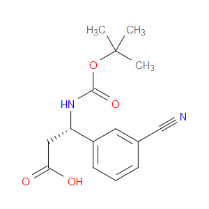 (S)-3-((TERT-BUTOXYCARBONYL)AMINO)-3-(3-CYANOPHENYL)PROPANOIC ACID