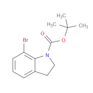TERT-BUTYL 7-BROMOINDOLINE-1-CARBOXYLATE - Click Image to Close